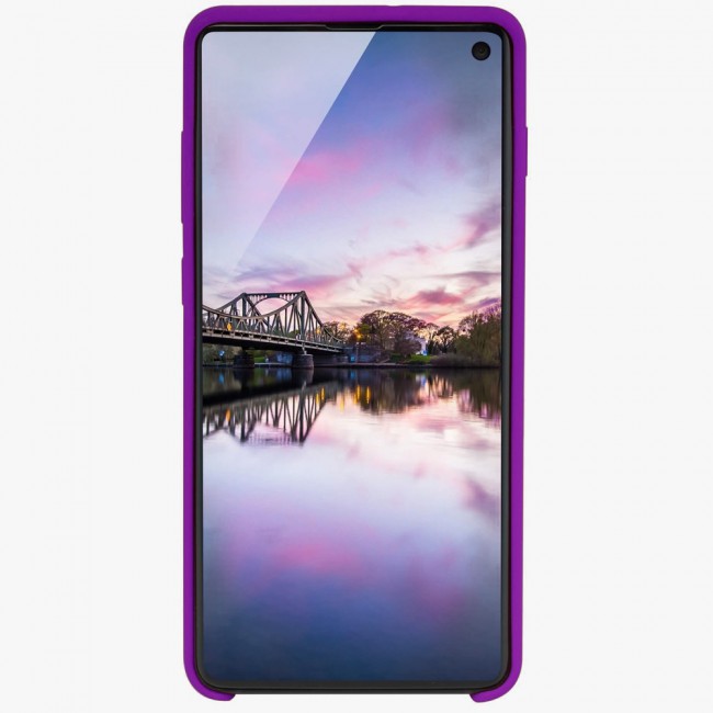 Margoun Protective Silicon Case for Samsung Galaxy S10e / S10 lite – Black , White , Red , Dark Blue , Light Blue , Purple
