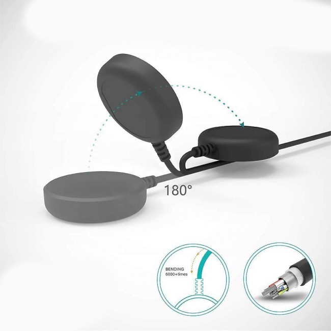 Margoun QI Wireless Charger for Galaxy Watch Active and Active 2 with USB Cable
