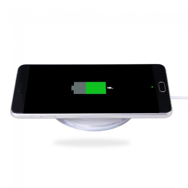Margoun Qi Wireless Charging Receiver Adapter for iPhone - White