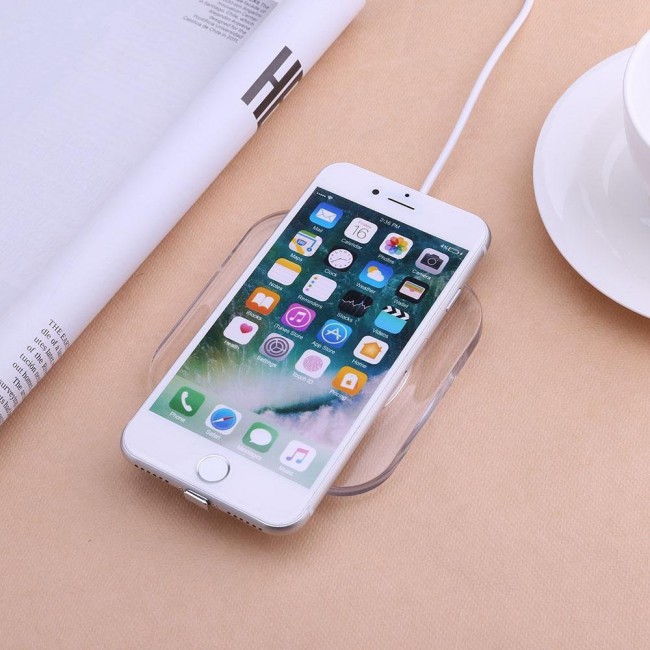 Margoun Qi Wireless Charging Receiver Adapter for iPhone - White