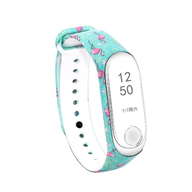Margoun Printed Silicon Strap Replacement Band for Xiaomi MI Band 3 - MG01