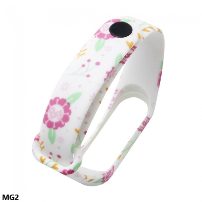 Margoun Printed Silicone Strap Replacement Band for Xiaomi MI Band 3 – MG02