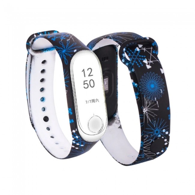Margoun Printed Silicone Strap Replacement Band for Xiaomi MI Band 3 – MG02