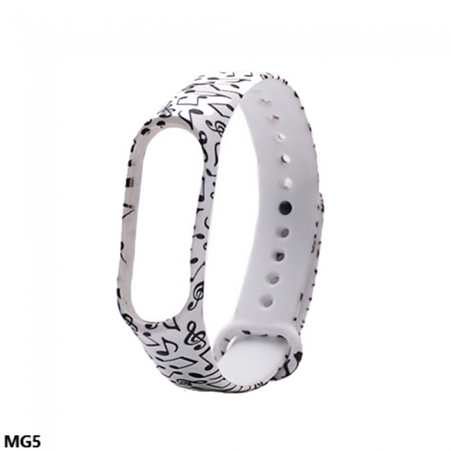 Margoun Printed Silicone Strap Replacement Band for Xiaomi MI Band 3 – MG02