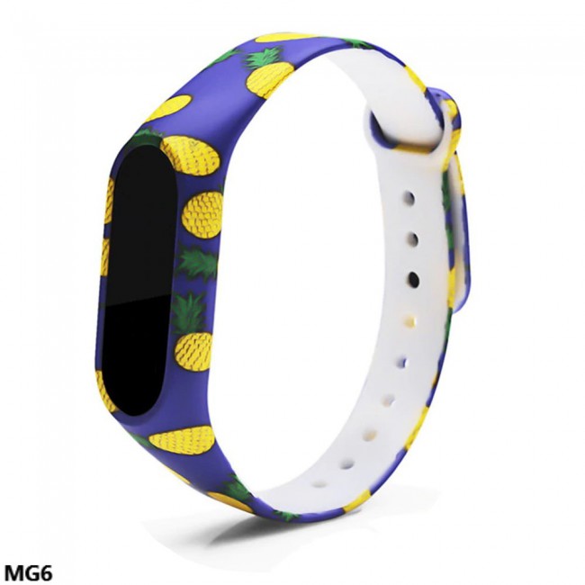 Margoun Printed Silicone Strap Replacement Band for Xiaomi MI Band 3 – MG02