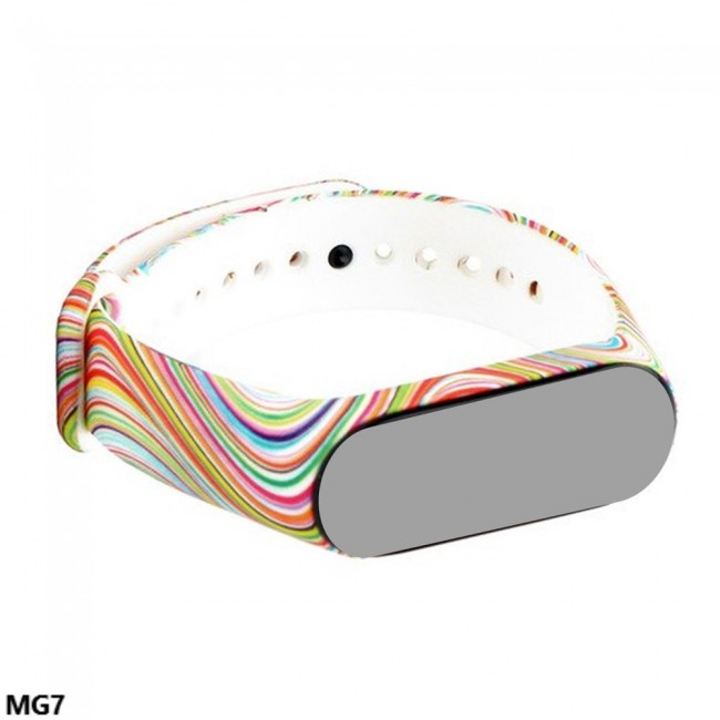Margoun Printed Silicone Strap Replacement Band for Xiaomi MI Band 3 – MG02