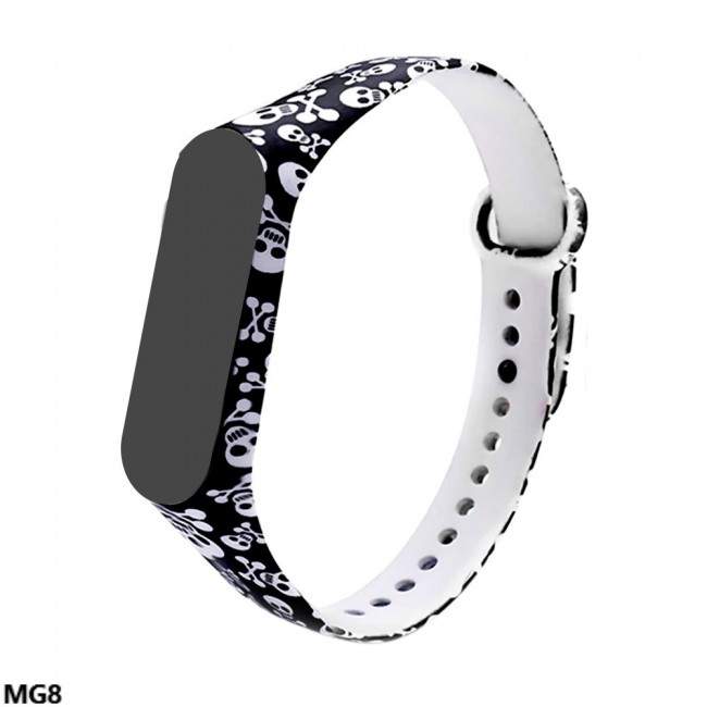 Margoun Printed Silicone Strap Replacement Band for Xiaomi MI Band 3 – MG02