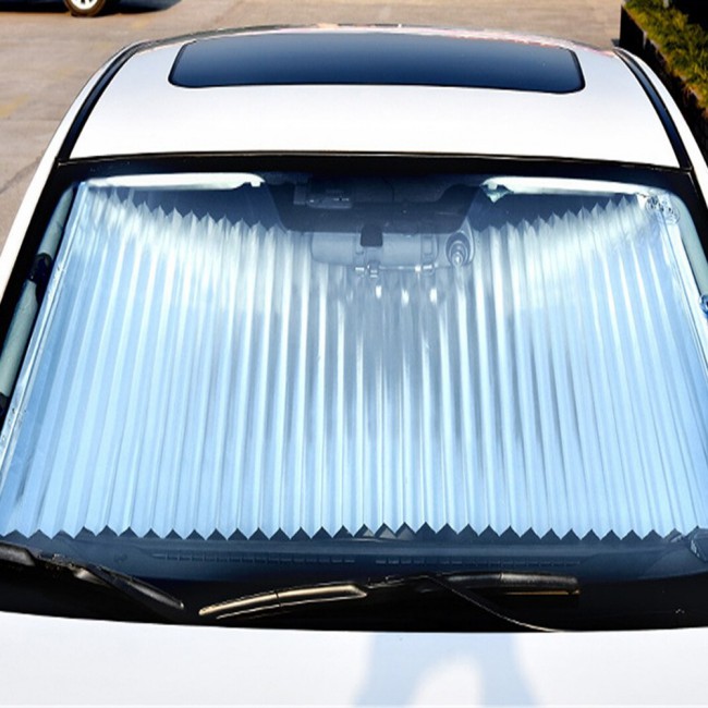 Margoun Retractable Car Windshield Sun Shade Sun Visor 70x150-200