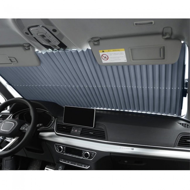 Margoun Retractable Car Windshield Sun Shade Sun Visor 46x150-200