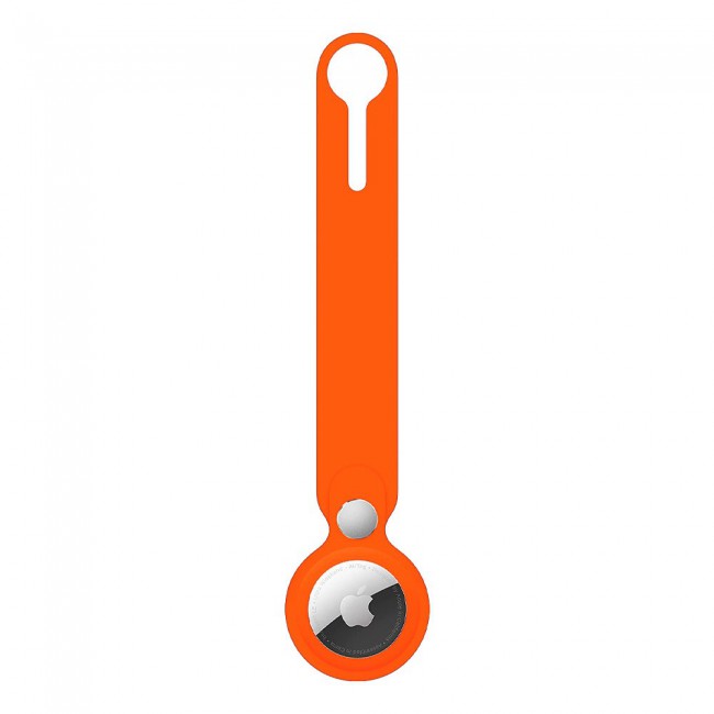 Margoun Silicone AirTag Loop for Apple AirTag – Orange