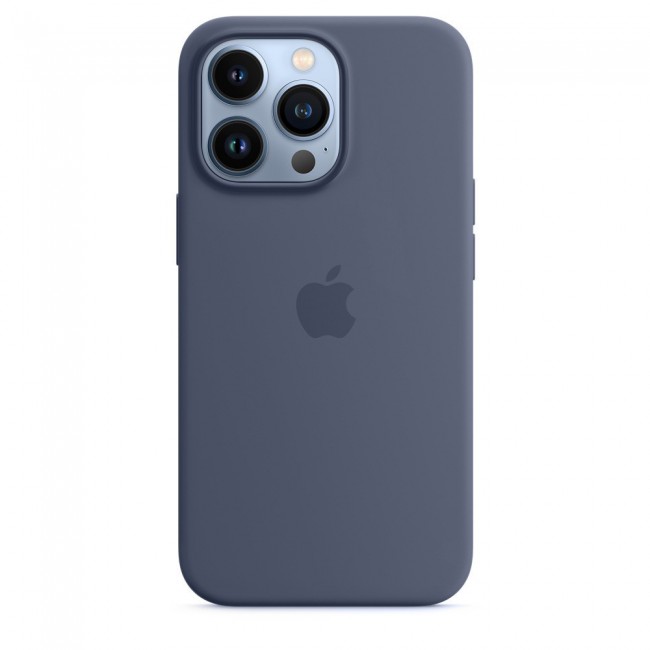 Margoun Silicone Case Cover for Apple iPhone 13 Pro Max - Midnight Blue