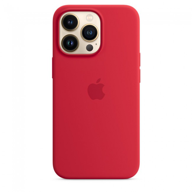Margoun Silicone Case Cover for Apple iPhone 13 Pro Max - Red