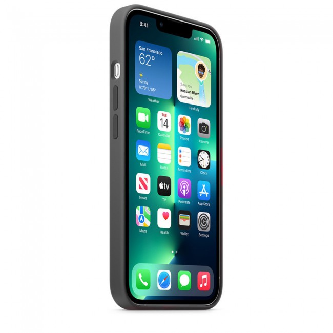 Margoun Silicone Case Cover for Apple iPhone 13 - Grey