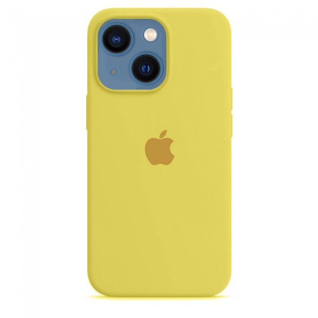 Margoun Silicone Case Cover for Apple iPhone 13 - Mustard Yellow