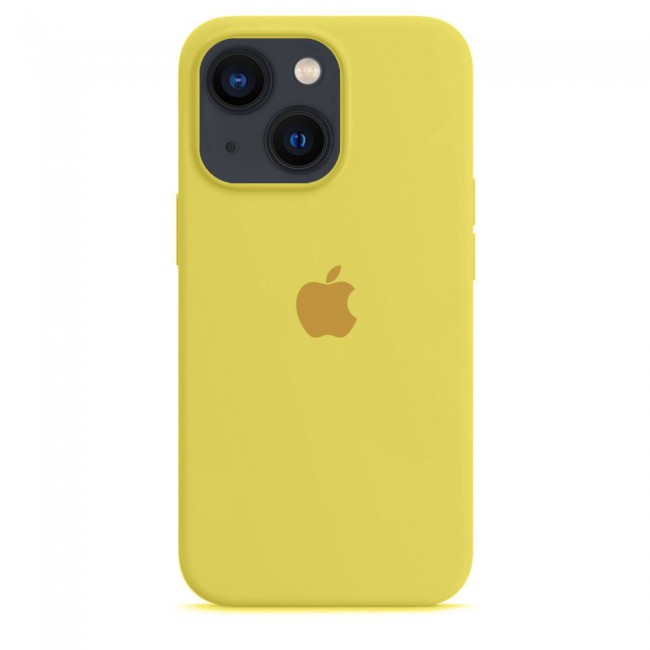 Margoun Silicone Case Cover for Apple iPhone 13 - Mustard Yellow