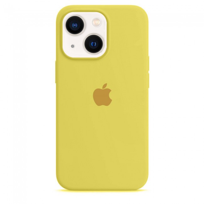 Margoun Silicone Case Cover for Apple iPhone 13 - Mustard Yellow