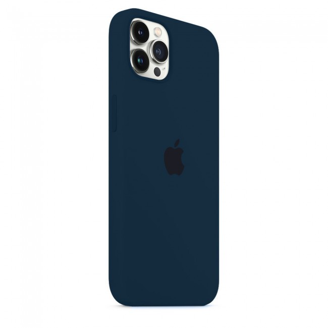 Margoun Silicone Case Cover for Apple iPhone 13 Pro - Dark Blue