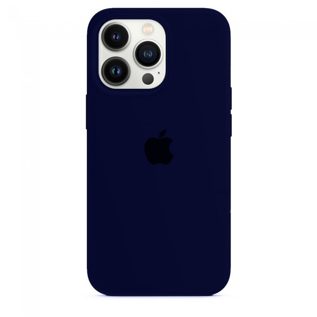 Margoun Silicone Case Cover for Apple iPhone 13 Pro - Dark Blue