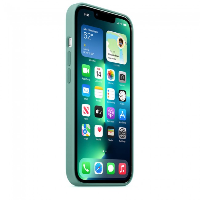 Margoun Silicone Case Cover for Apple iPhone 13 Pro Max - Cactus Green