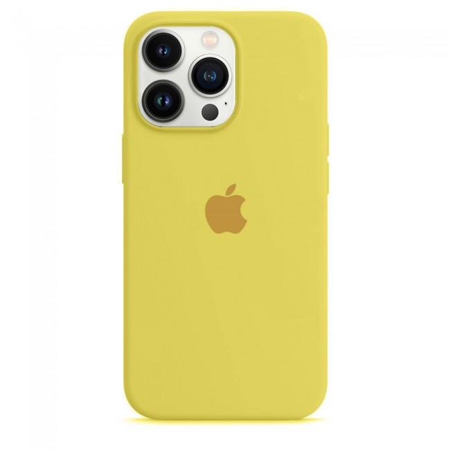 Margoun Silicone Case Cover for Apple iPhone 13 Pro Max - Mustard Yellow