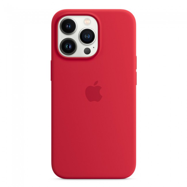 Margoun Silicone Case Cover for Apple iPhone 13 Pro Max - Red