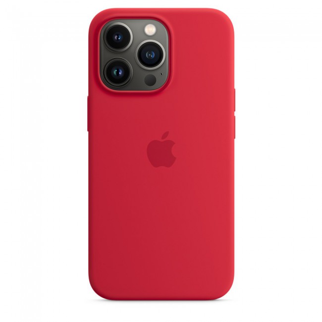 Margoun Silicone Case Cover for Apple iPhone 13 Pro - Red