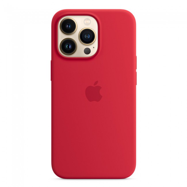 Margoun Silicone Case Cover for Apple iPhone 13 Pro - Red