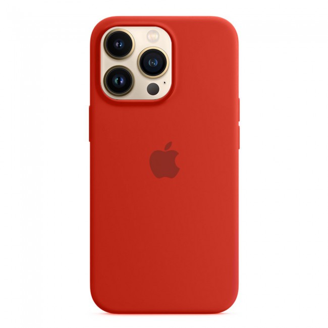 Margoun Silicone Case Cover for Apple iPhone 13 Pro Max - Red