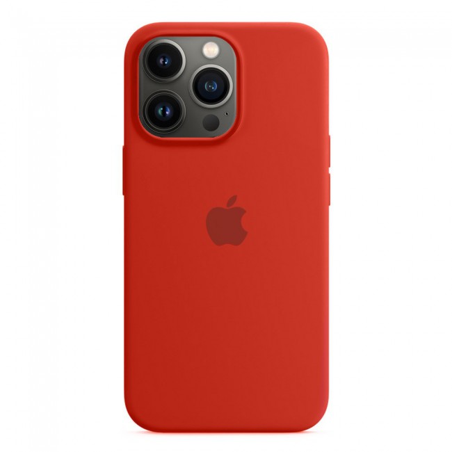 Margoun Silicone Case Cover for Apple iPhone 13 Pro Max - Red