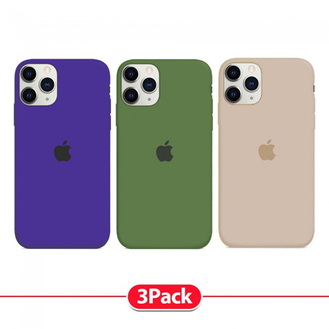 Margoun Silicone Case Cover for Apple iPhone 12 Pro - 3Pack-2