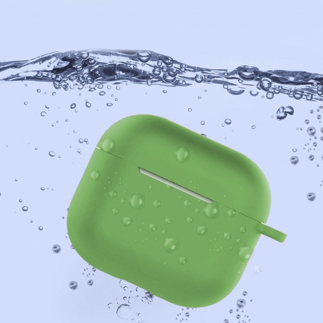 Margoun Silicone Case Cover for Airpods 3 with Keychain – Mint Green