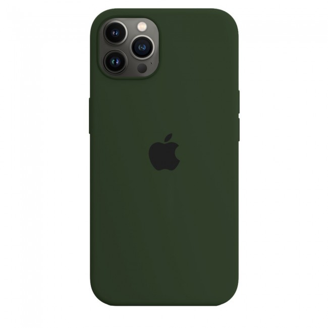 Margoun Silicone Case Cover for Apple iPhone 13 Pro - Dark Olive Green