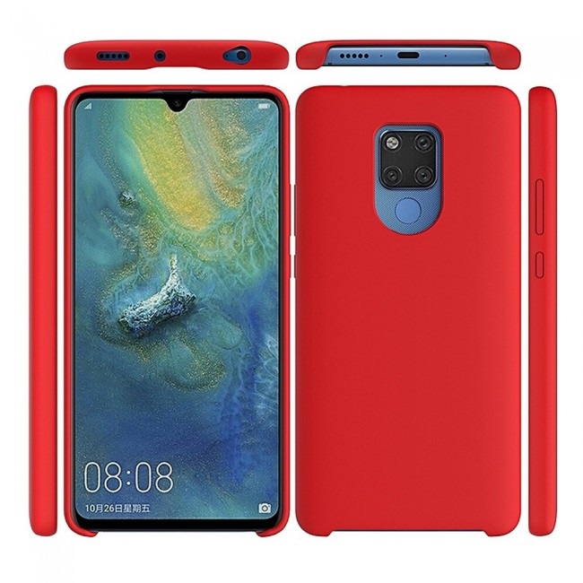 Margoun Silky Soft Touch Silicone Cover for Huawei Mate 20