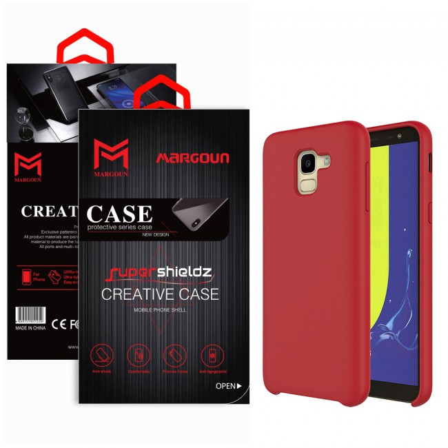 Margoun Silky Soft Touch Silicone Cover for Samsung Galaxy A8 2018