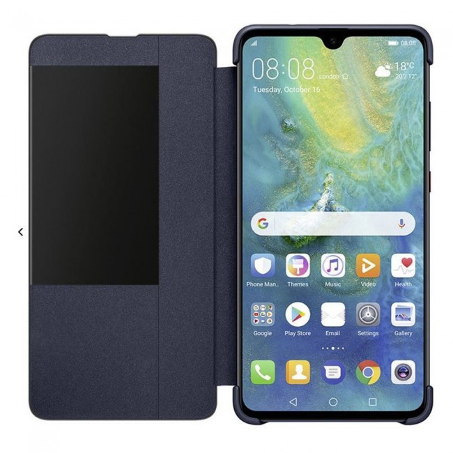 Margoun Smart View Flip Case for Huawei Mate 20 – Black , Gold , Dark Blue