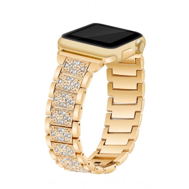 Margoun Smart Watch with Heart Rate Monitor Sensor and Crystal Buckle Band 42mm