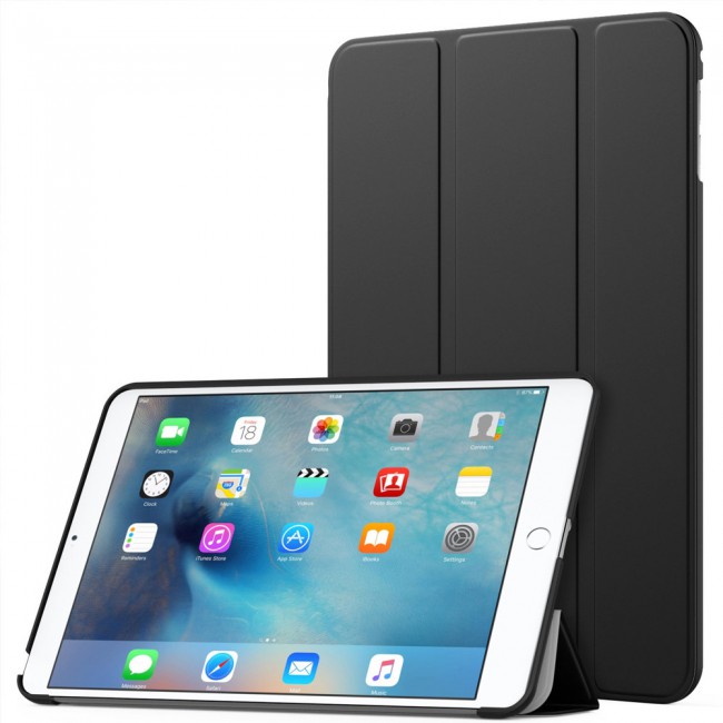 Margoun Soft PU Leather Trifold Stand Case cover for Apple ipad Mini 4 - Black , White , Red , Rose Gold , Purple , Blue , Yellow , Brown