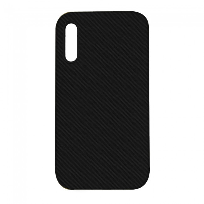 Margoun TPU Carbon Fiber Design Cover Case for Samsung Galaxy A50 - Black