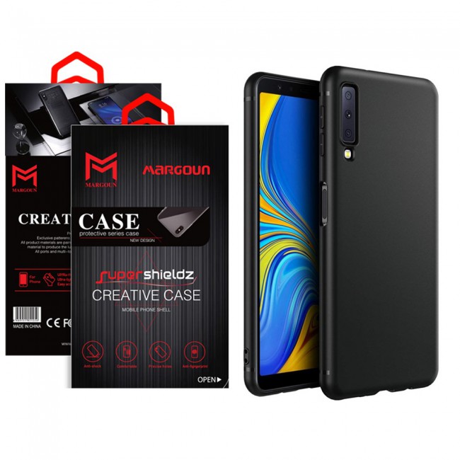 Margoun TPU Cover Case for Samsung Galaxy A7 2018 - Black