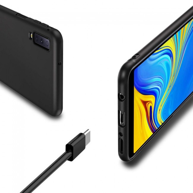 Margoun TPU Cover Case for Samsung Galaxy A7 2018 - Black