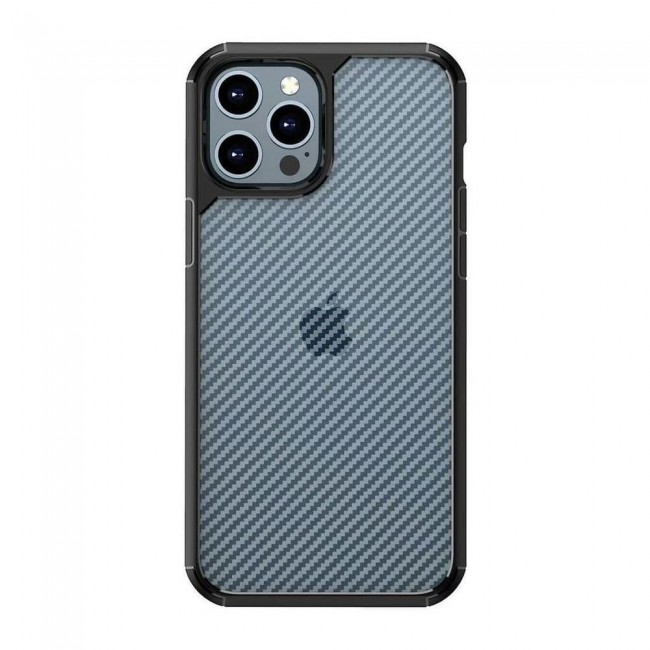 Margoun TPU PC Case Cover for iPhone 13 Pro - Black Border