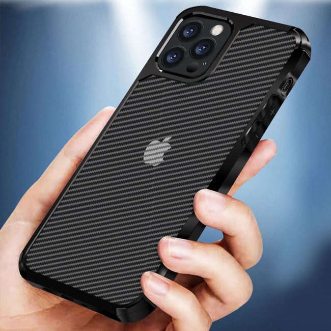 Margoun TPU PC Case Cover for iPhone 13 Pro - Black Border