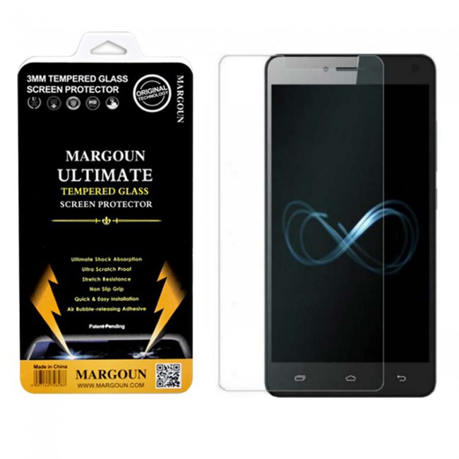 Margoun Tempered Glass Screen Protector for Infinix Hot 3 X 554