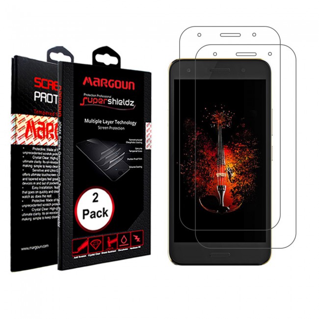 Margoun 2-Pack Tempered Glass Screen Protector for Infinix Hot 5 X 559