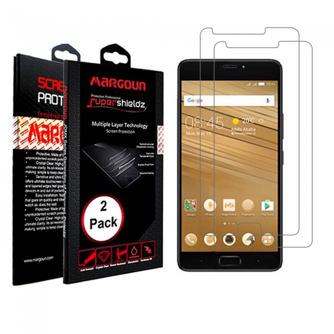 Margoun 2-Pack Tempered Glass Screen Protector for Infinix Note 4 X 572