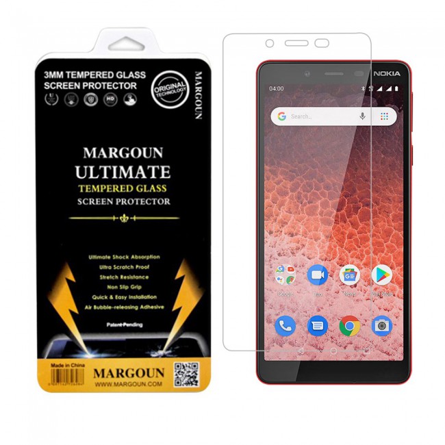 Margoun Tempered Glass Screen Protector for Nokia 1Plus