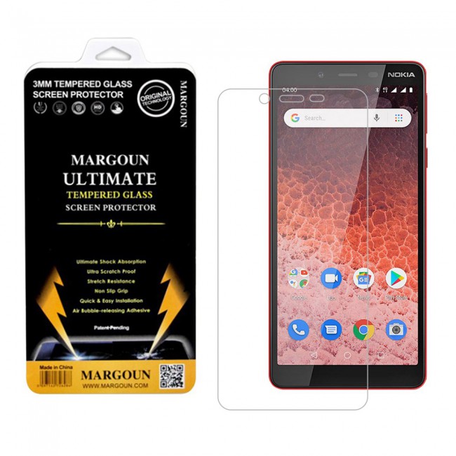 Margoun Tempered Glass Screen Protector for Nokia 1 Plus