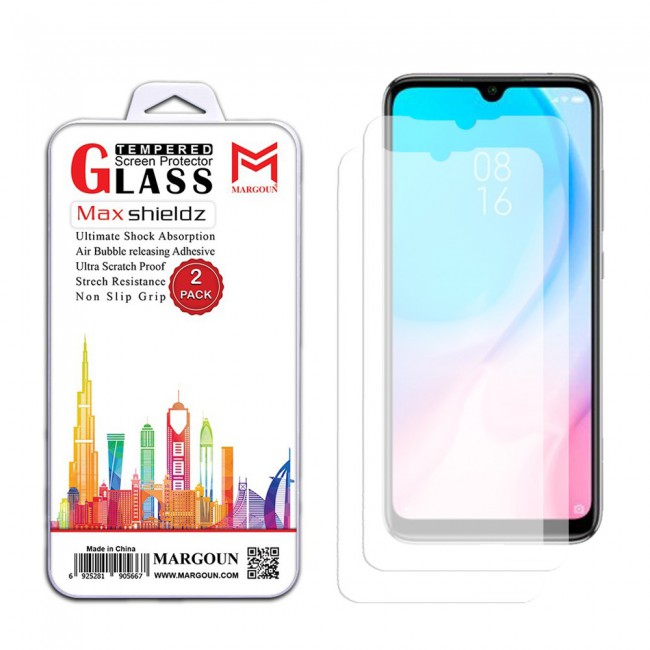 Margoun 2-Pack Tempered Glass screen Protector for Xiaomi A3 (6.01 inch)