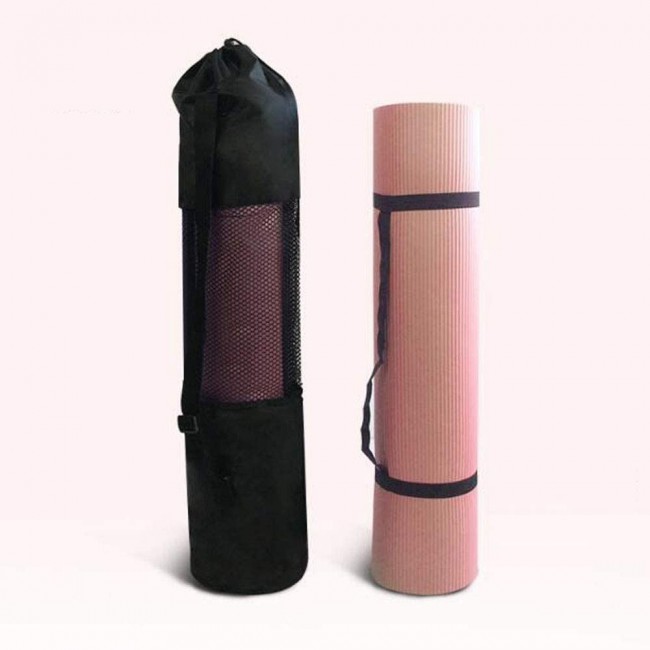 Margoun Thick Exercise Yoga Mat High Density NBR 185x61cm - Black