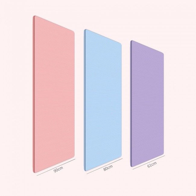 Margoun Thick Exercise Yoga Mat High Density NBR 185x61cm - Light Pink